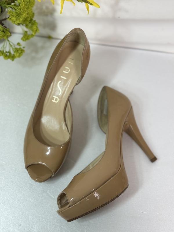 Damen Unisa High Heels Beige Leder 38