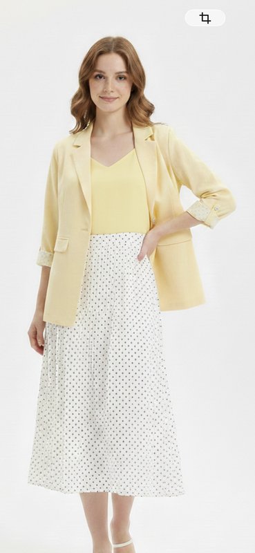 Femme Celine Costume Blanc Coton 36