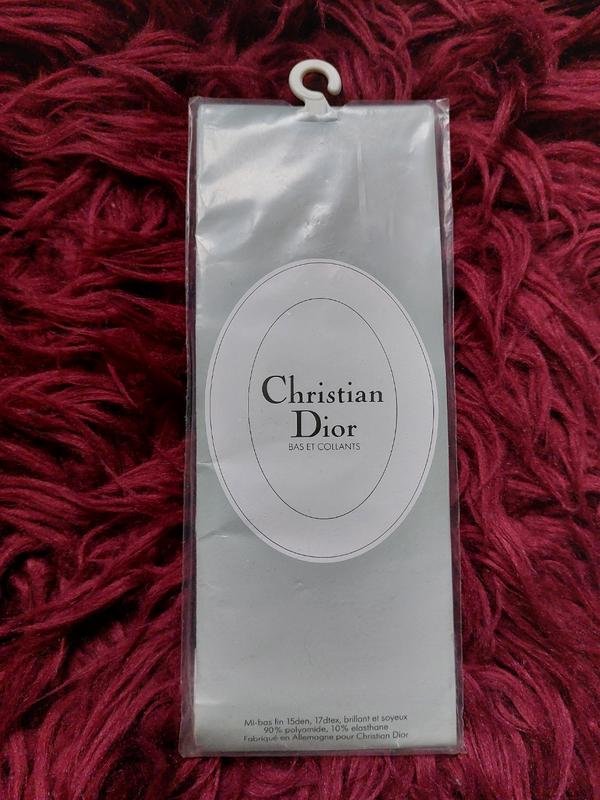 Women Christian Dior Socks Black Elastane 36