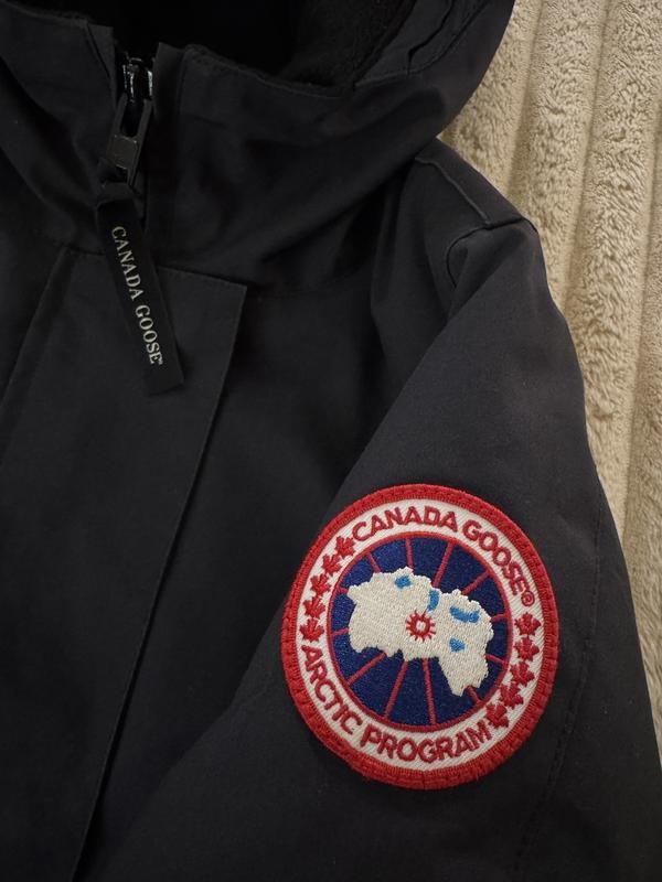 Uomo Canada Goose Parka Blu Navy S