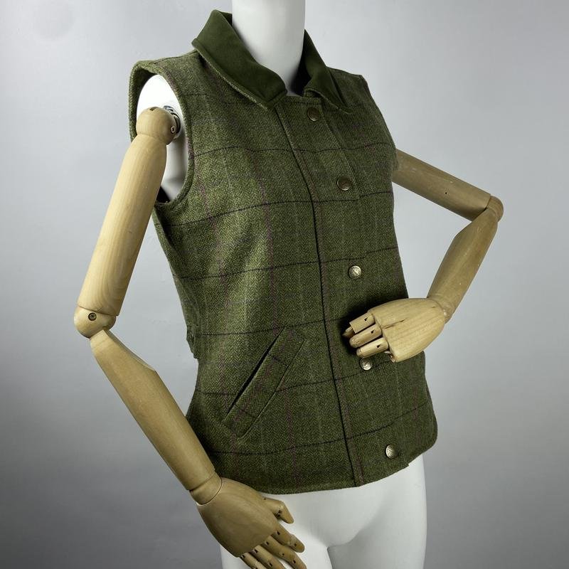 Femme Field Pro Gilet Kaki Laine XS