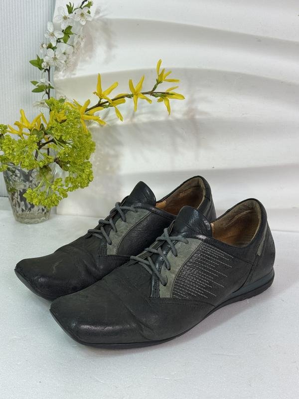 Women Think! Heels Green Leather 39