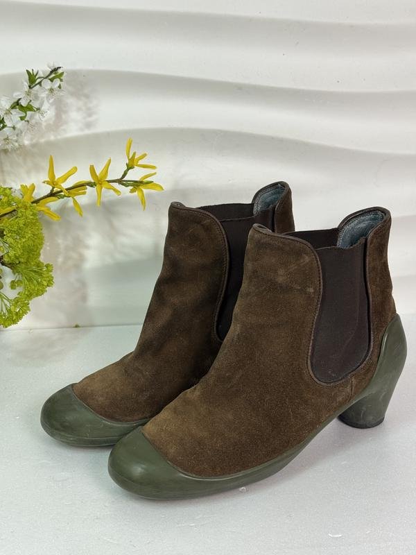 Women Camper Chelsea Boots Brown Suede 40