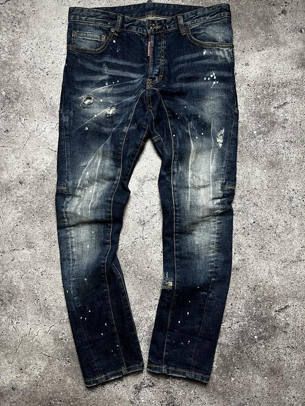 Мужские Dsquared² Джинсы Тёмно-синий Джинс M