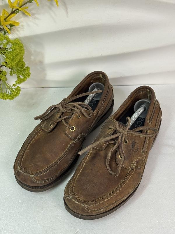 Herren Timberland Slipper Braun Leder 41