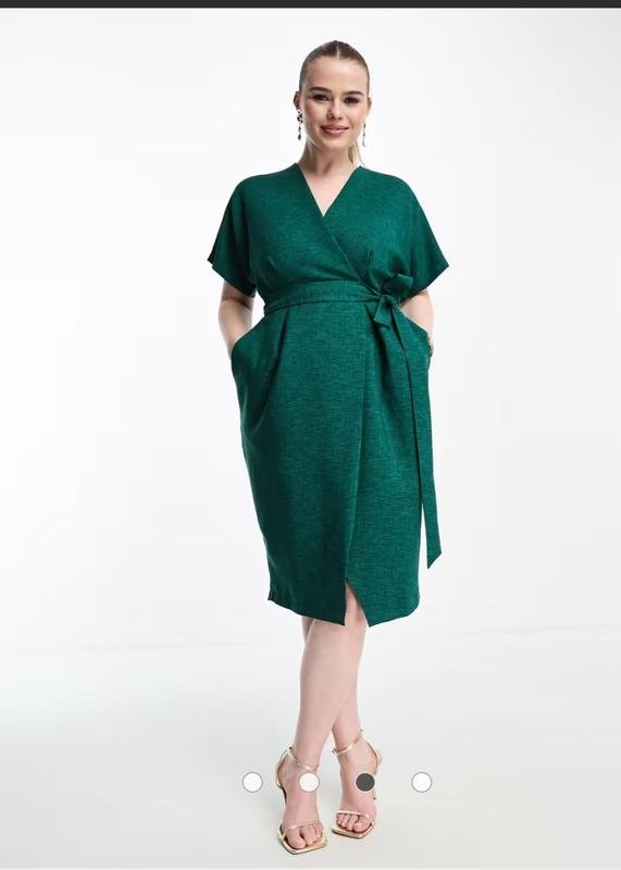 Donna Closed Abito Verde Poliestere XXL