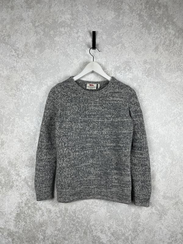 Donna Fjällräven Maglione Grigio Lana M