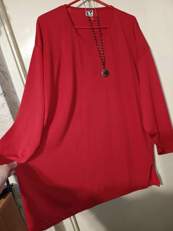 Женская Jessica (C&A) Блуза Красная Вискоза 6XL