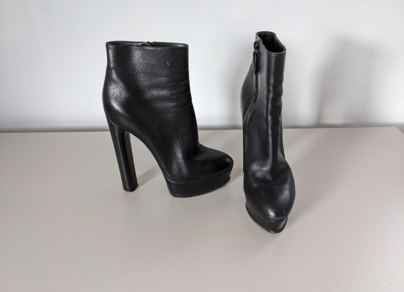 Donna Casadei Stivaletti Neri Pelle 38