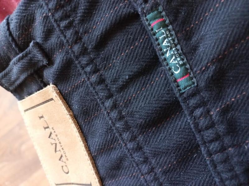 Homme Canali Pantalon Noir Coton 32