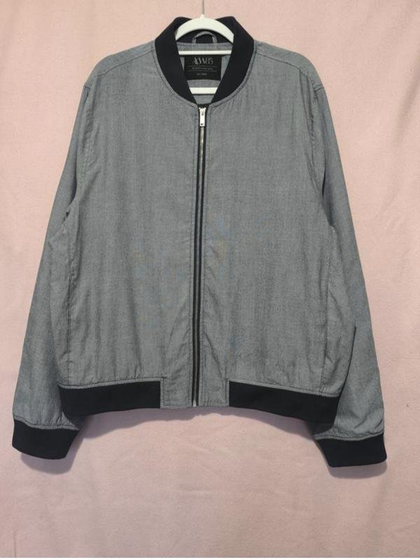 Мужской ACW85 Куртка Серая Хлопок XL