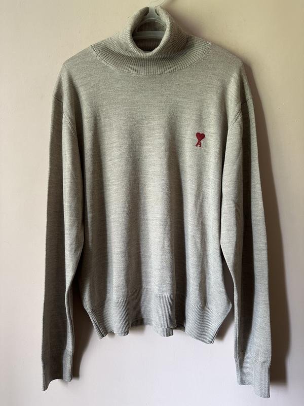 Мужской AMI Свитер Бежевый XL