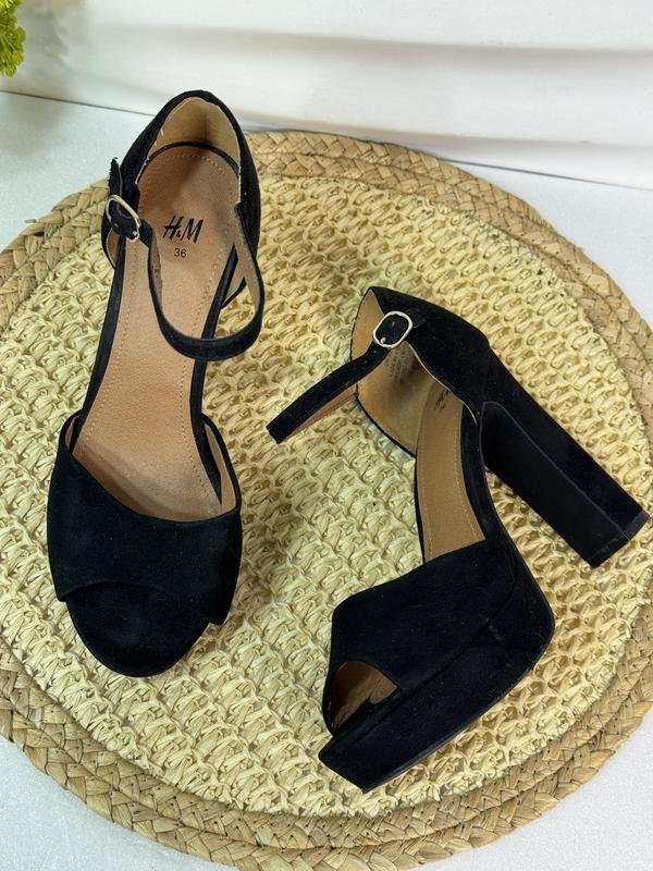 Femme H&M Talons Noir Suède 36