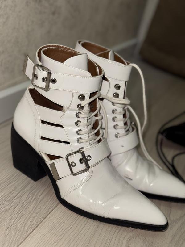 Donna Chloé Stivali Bianchi Pelle 39