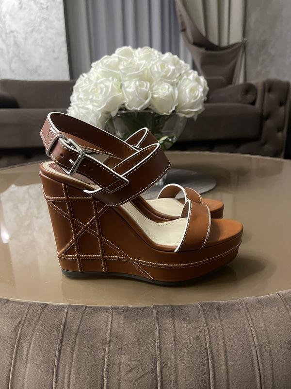 Femme Christian Dior Talons Marron Cuir 38