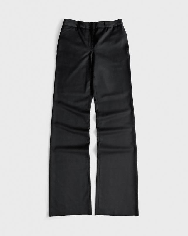 Femme Bottega Veneta Pantalons Gris Laine XS