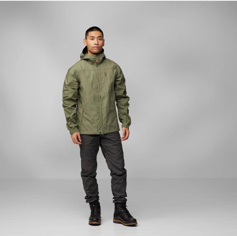 Homme Fjällräven Veste Kaki M