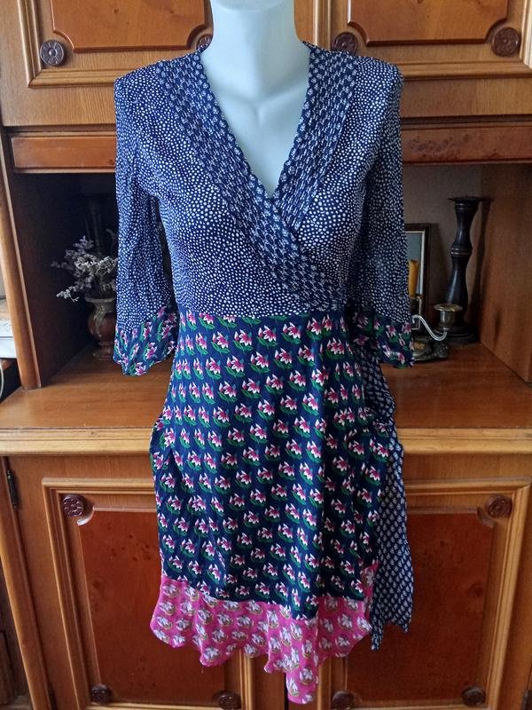 Damen Diane Von Furstenberg Kleid Mehrfarbig Seide