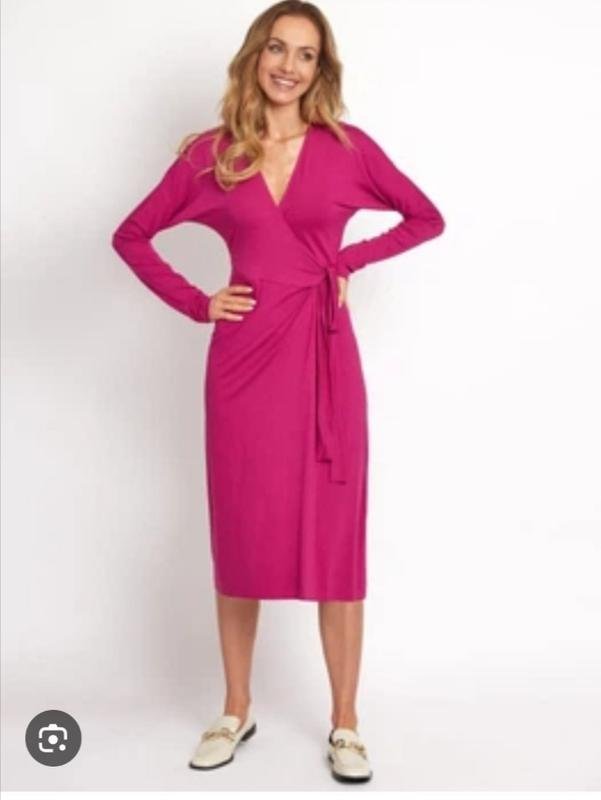 Damen Diane Von Furstenberg Kleid Rosa Viskose M