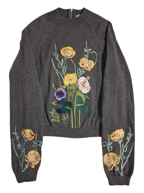 Femme Christopher Kane Pull Gris Cachemire M