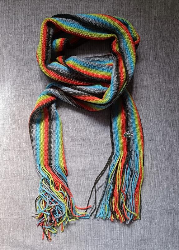 Écharpe Lacoste Multicolore Acrylique