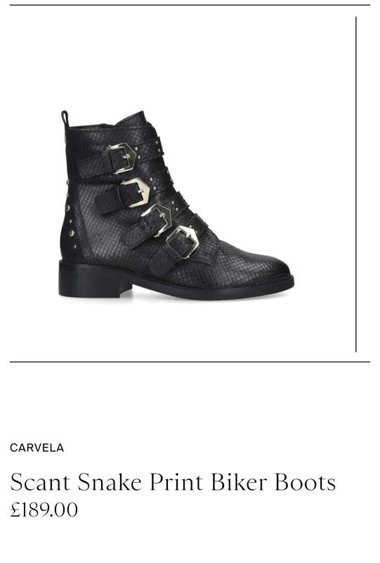 Damen Carvela Stiefel Schwarz Leder 39