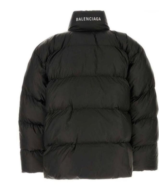 Женский Balenciaga Пуховик Чёрный XL