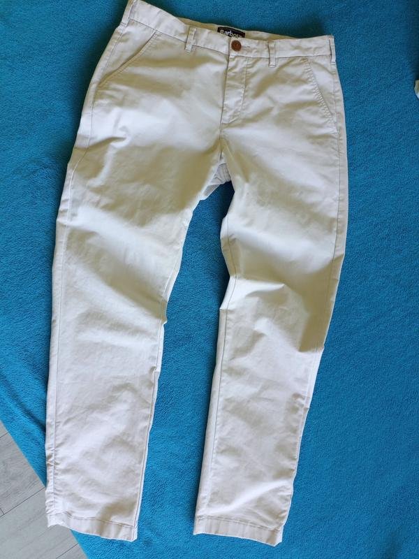 Men Barbour Trousers Beige 32