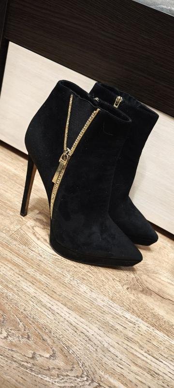 Women Le Silla Ankle Boots Black Suede 38
