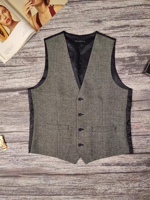 Uomo French Connection Gilet Grigio M