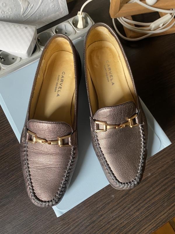 Damen Carvela Slipper Khaki Leder 37