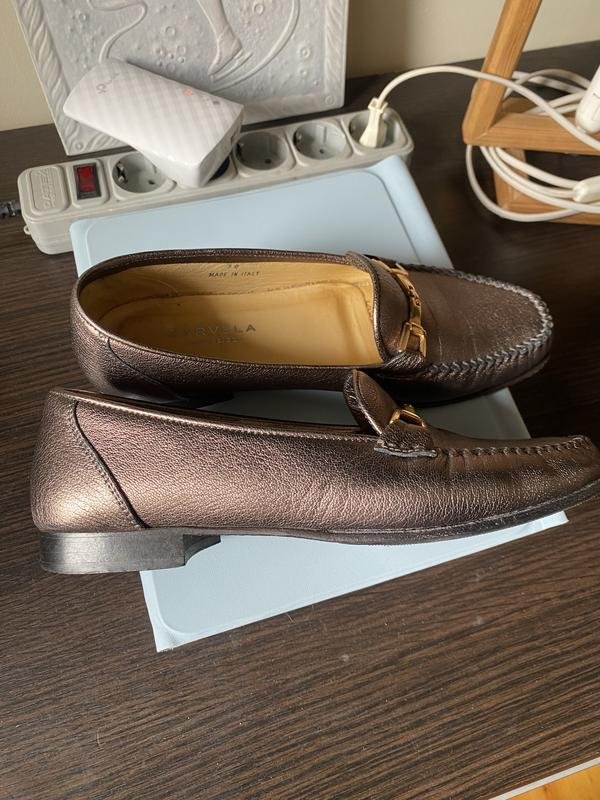 Damen Carvela Slipper Khaki Leder 37