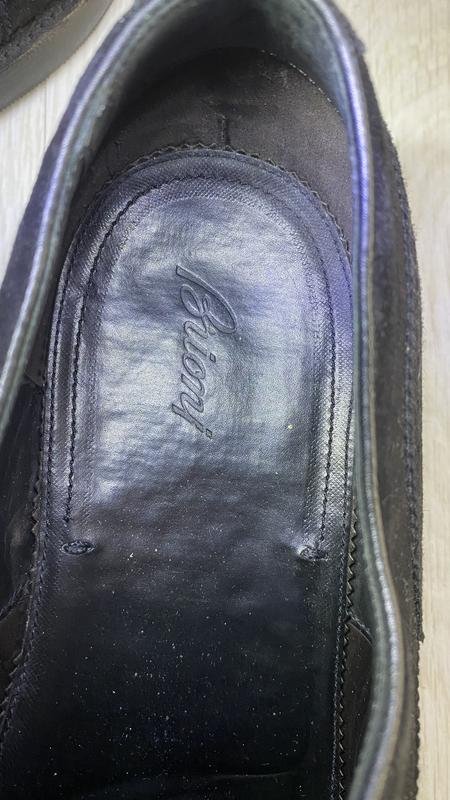 Herren Brioni Schuhe Schwarz Wildleder 45