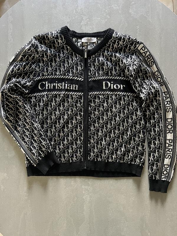 Femme Christian Dior Pull Noir Acrylique M