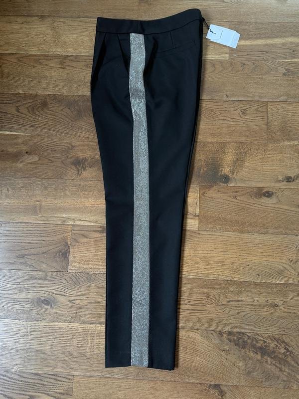 Women Claudie Pierlot Trousers Black Viscose 36