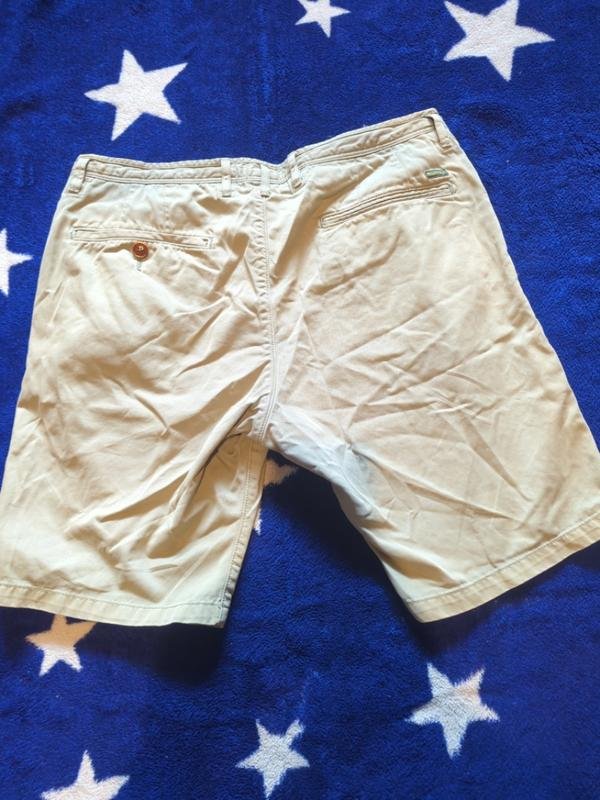 Men Barbour Shorts Khaki Cotton 34