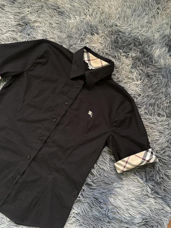 Damen Burberry Hemd Schwarz M