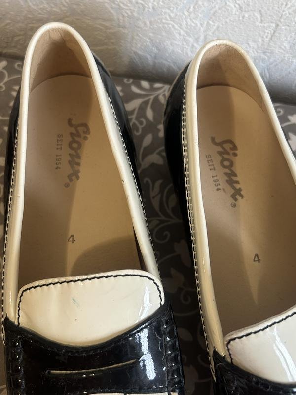 Damen Sioux Slipper Schwarz 37