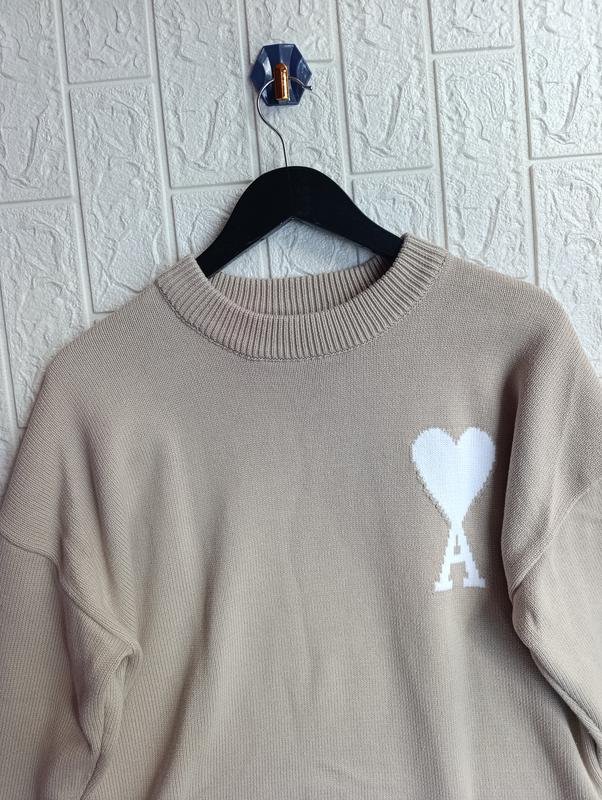 Women AMI Sweater White Cotton M