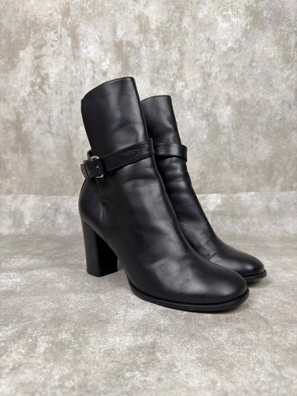 Femme Celine Bottes Noires Cuir 39.5