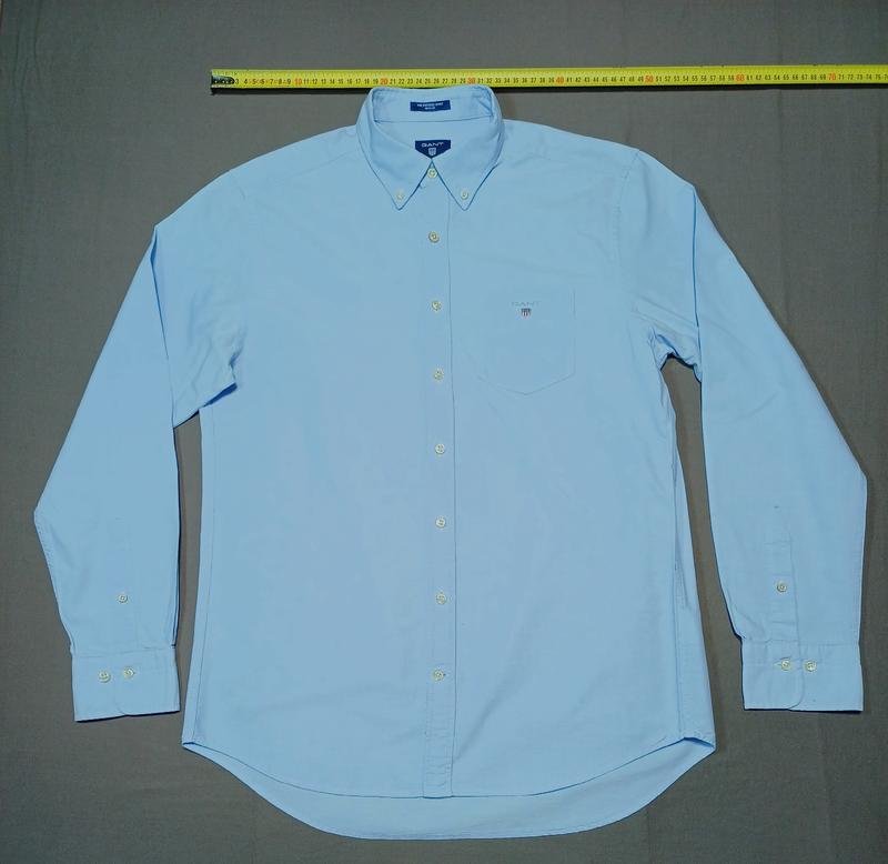 Herren Gant Hemd Weiß Baumwolle S