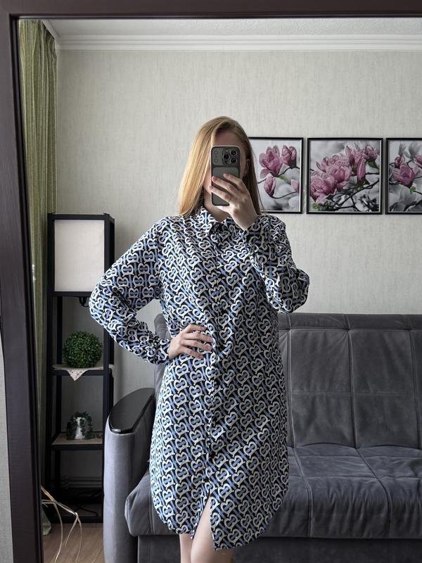 Damen Burberry Kleid Marineblau M