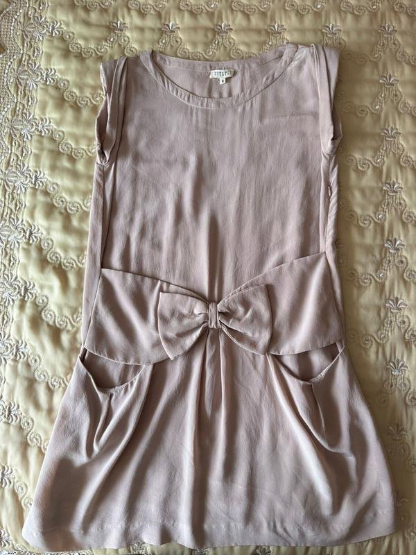 Women Claudie Pierlot Dress Beige Silk S