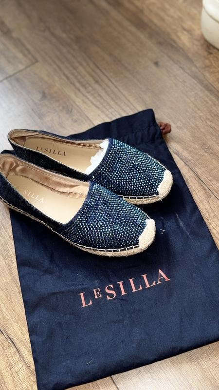Women Le Silla Espadrilles Navy Denim 37