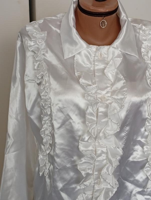 Женская American Vintage Рубашка Белая Атлас L