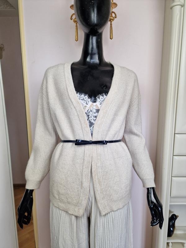 Женский Blumarine Свитер Молочный Вискоза 40