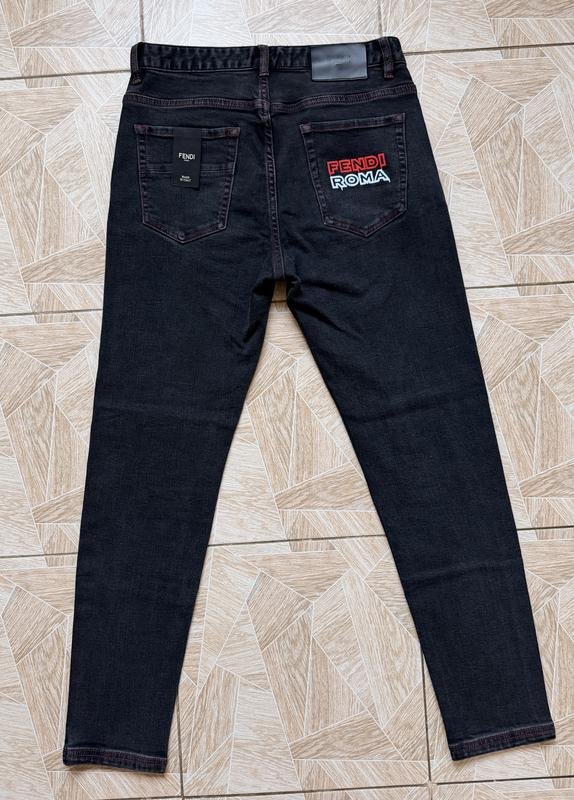 Herren Fendi Jeans Schwarz Denim 31
