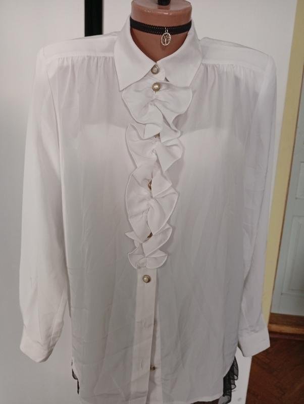 Женская American Vintage Блуза Белая Полиэстер L