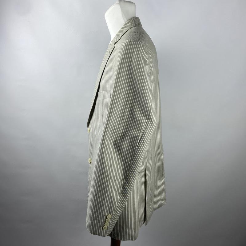 Мужской Hugo Boss Пиджак Оливковый Хлопок XL