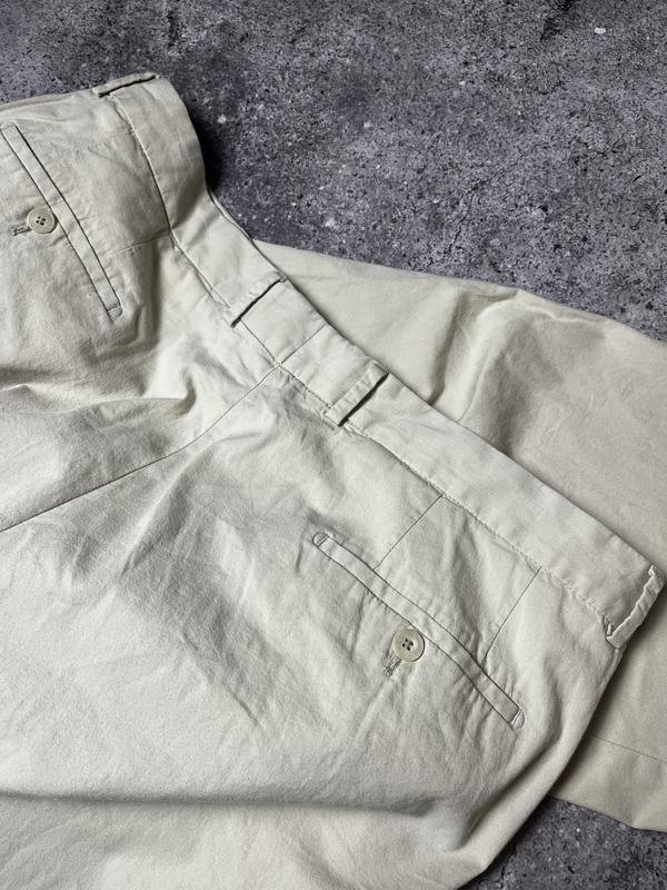 Men Hugo Boss Trousers Beige Cotton 34